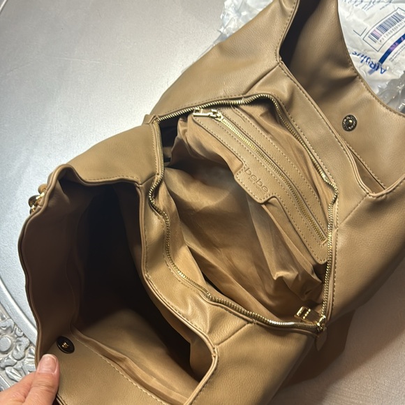 Bebe Los Angeles Gold Chain Satchel Should Bag - Picture 15 of 16